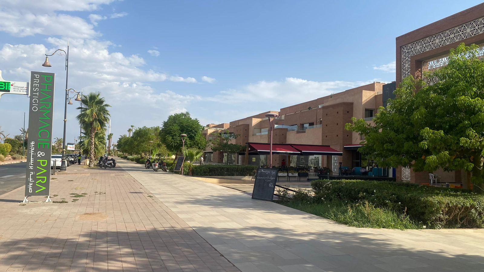 Local commercial neuf situé sur le grand boulevard Mohamed VI à Marrakech